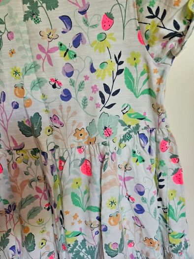 M&S Girls Summer Colourful Dress 6-7 Years