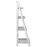 4-Tier Plant Stand Grey 43x33x113 cm Wood Image 3