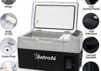 Car Refrigerator 22 Litre, Portable Car Fridge Freezer for Truck, RV, Boat, Camping and Travel, 12/24V DC and 230 AC