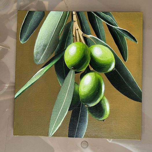 Acrylic painting on canvas board