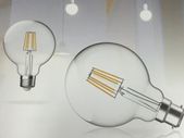 G95 Globe Bulb Filament Bulbs 8 cm Radius
