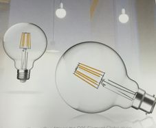 G95 Globe Bulb Filament Bulbs 8 cm Radius