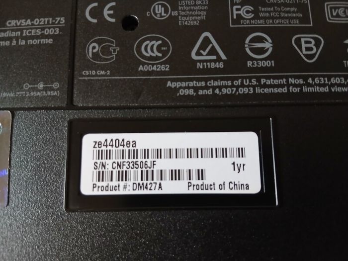 HP Pavilion ze4400 Retro XP Laptop Working