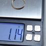 Vintage 14ct Gold Patterned Band Ring Size 52.5 Professionally Tested 1.14g Image 7