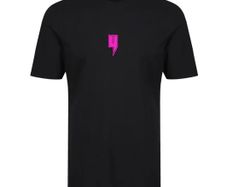 Yelir world t-shirt for kids neon pink logo YELIR WORLD TEE