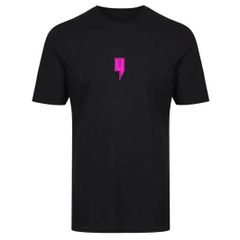 Yelir world t-shirt for kids neon pink logo YELIR WORLD TEE
