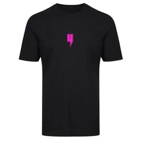 Yelir world t-shirt for kids neon pink logo YELIR WORLD TEE