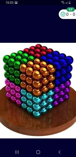216 x 3mm multi coloured magnets