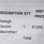 Raleigh electric bike Image 3