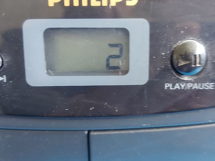 Philips AZ8349 Boombox Stereo Radio Twin Tape Decks CD Player Ghetto Blaster, in very good condition