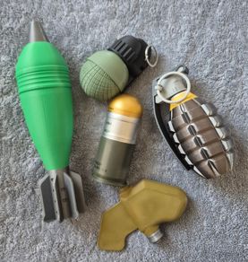 Selection of 3d printed military models  x (5)