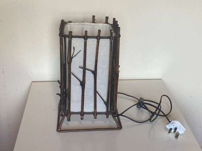 Rustic Wooden Branch Lamp | Handmade & Full of Character
