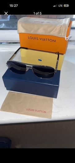 Silver lv Louis Vuitton glasses/sunglasses
