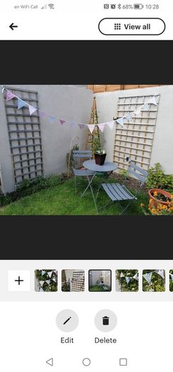 Vintage Style Bunting for Communions etc