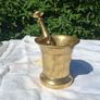 Victorian Apothecary Brass Pestle and Mortar (2.3kgs) Image 2