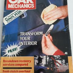 vintage car magazine 1986