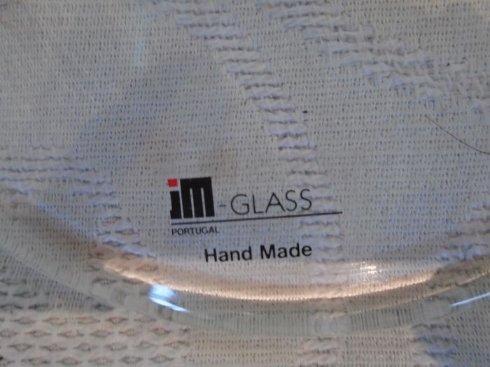 Decorative hand made art glass night light/candle holder