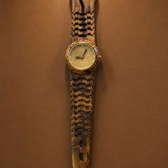 Large Decorative Wooden Wall Clock  Needs repair