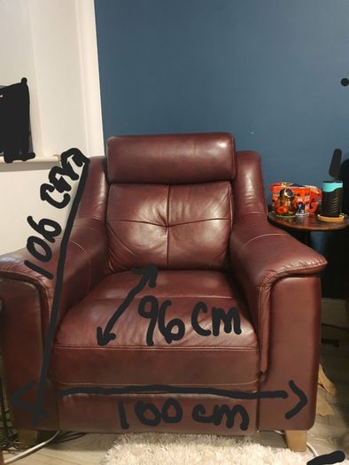 leather sofa in great condition!