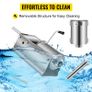 BRAND NEW Commercial Manual Sausage Stuffer Filler Machine W/ 4 Nozzles 5L 11LBS Stainless Steel for Making Sausage Hot Dog Bratwurst Image 7