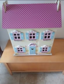Large wooden dolls house