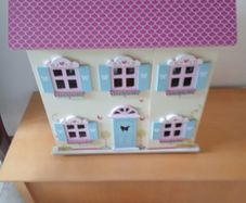 Large wooden dolls house