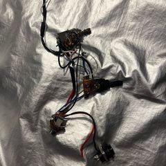 Jackson esp Ibanez charvel fender Stratocaster Gibson PRS Wiring Harness humbucker volume controls with push/pull function for coil split 3 way toggle switch kill switch electric guitar parts accessories