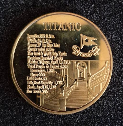 Titanic , Commerative coin.