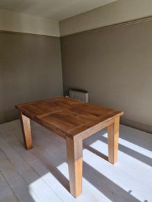 Solid wood table