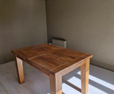 Solid wood table