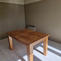 Solid wood table