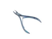 Nail Cuticle Nipper Toe Manicure Scissors Nail Art Clipper Cutter (10.5cm, Blue)