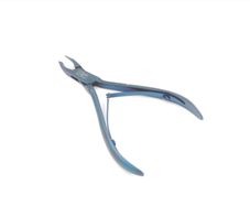 Nail Cuticle Nipper Toe Manicure Scissors Nail Art Clipper Cutter (10.5cm, Blue)