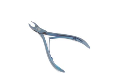 Nail Cuticle Nipper Toe Manicure Scissors Nail Art Clipper Cutter (10.5cm, Blue)