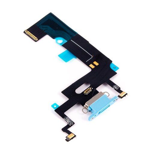 iPhone XR 6.1 Replacement Charging Port Dock Connector Flex Cable Mic Blue