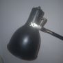 Tall Vintage Angle Pause Enamel and Chrome Lamp > 40 inches. Image 2