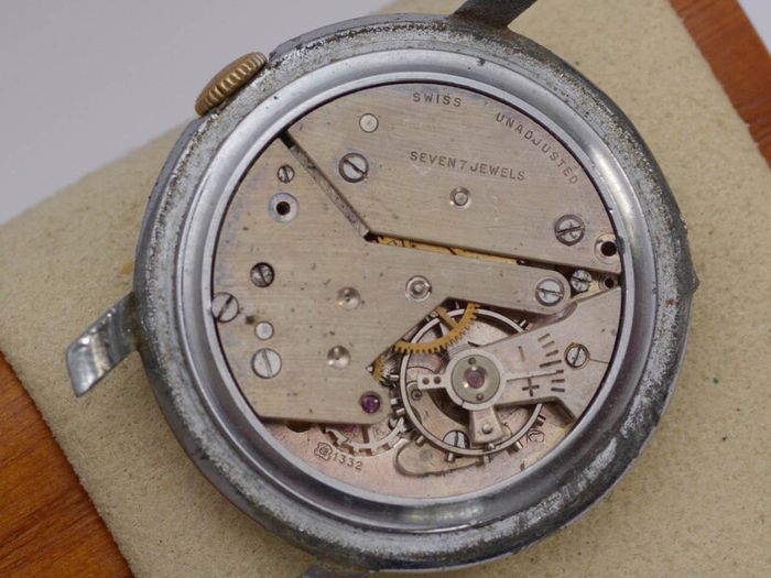 Vintage Gents Manier De Luxe 7 Jewels Watch