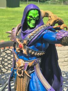 skeletor 3d printed and painted