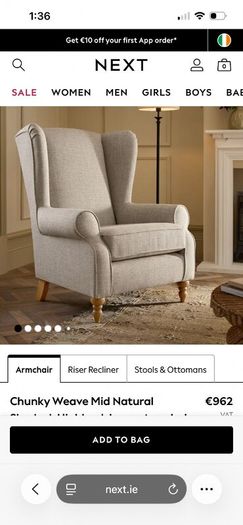 NEXT Sofas and furniture