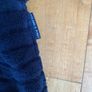 Polarn O Pyret Navy velour bathrobe 116cm or 4-6 years Image 2