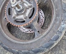 Rear wheel cpl Suzuki Vstrom Dl650 2005
