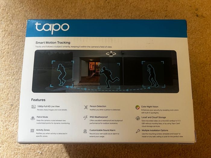 Outdoor Pan/Tilt CCTV Camera - Tapo C500