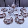 22 piece Tea set With Large Tea Pot Royal Albert Old Country Roses  For 6 Person Setting, Bone China Image 2