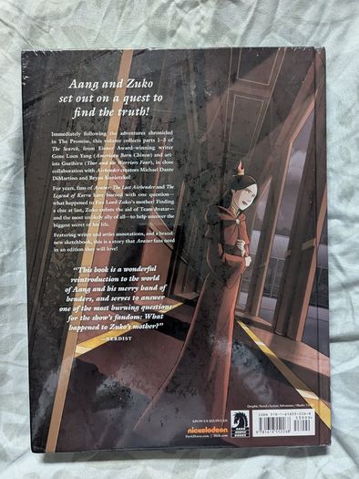 Avatar The Last Airbender - The Search (Hardcover Library Edition)