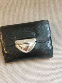 LOUIS VUITTONBlack Electric Epi Leather Joey Wallet