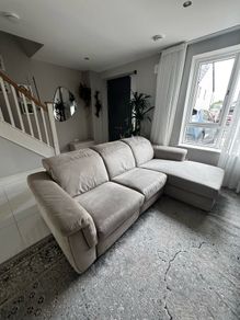 Natuzzi 3-seater sofa L shape with extendable seat