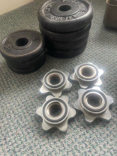 York Cast Iron Dumbbell Set