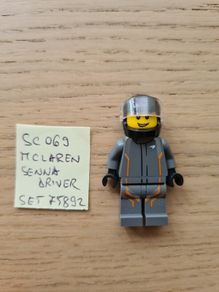 lego sc069 mclaren senna driver, set 75892