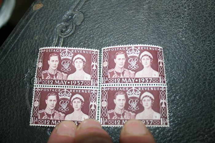 Tangier 1937  Koronacyjny 4 Stamps
