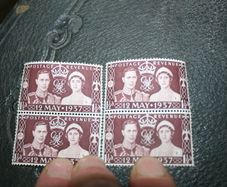 Tangier 1937  Koronacyjny 4 Stamps